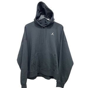 Nike Air Jordan Women's Size XL Brooklyn Hoodie Fleece Black NWT